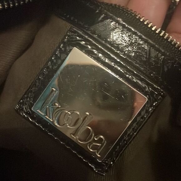 Kooba Y2K Early 2000's Vintage Rio Black Patent Leather Shoulder Bag - Picture 7 of 14